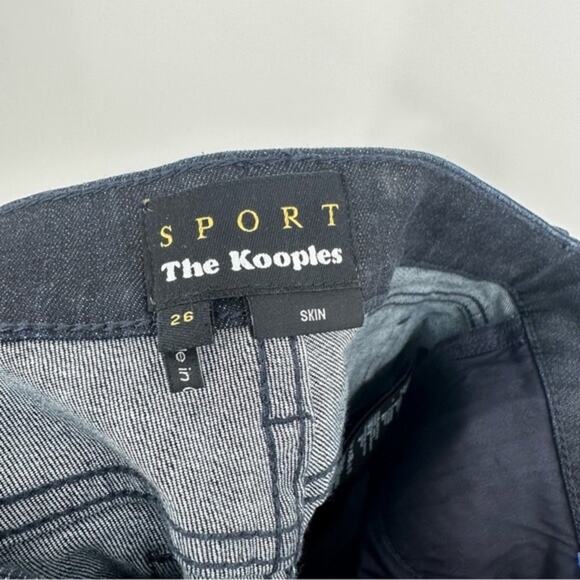 The Kooples | Sport Skin Dark Blue Wash Skinny Jeans Size 26 - Picture 5 of 6